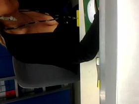 Boobs at post office