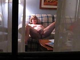 Peeping at the wife again