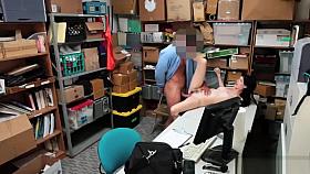 Pretty teen thief Alex Harper fucked and punished