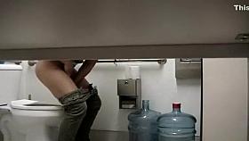 Cute girl spied pissing and wiping pussy