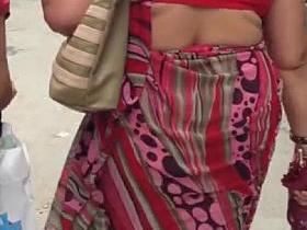 Hot Nepali Mom's fat Ass walk