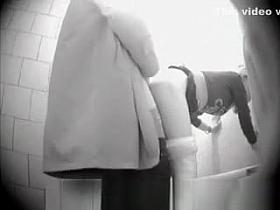 Hidden toilet spy cam fuck