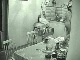 Candid girl is naked