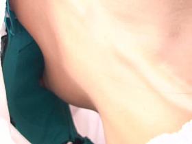 A compelling downblouse vid of an Asian rack