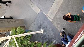 Down blouse big boob Mexican Milf