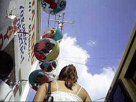 Changing room girl in seducing full back panty