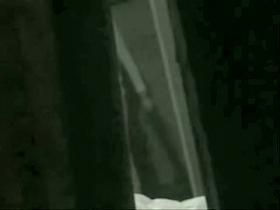 Babe with so nice tits voyeured in the window