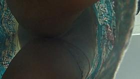 Hot MILF Upskirt in the Library