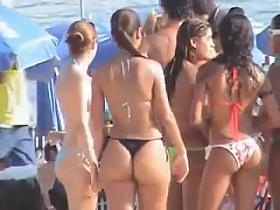 Very sexy brazilian angel at the beach