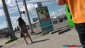 Huge tits redhead bbw gets banged in fake taxi