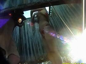 Cutee brunette girl cabin cam