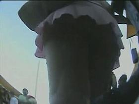 Crazy video of some sexy babes upskirt right on the street