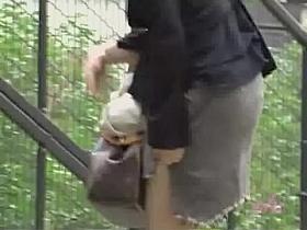 Amateur Japanese bitch gets her skirt ripped in public by some lad