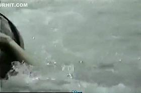 Oops Tits and Nipple Slip in Waterfall