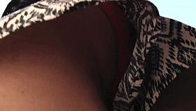 Upshorts- Red panties