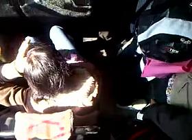 Metiendo mano en bus