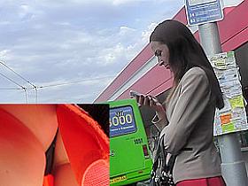 Some attractive upskirt shots with young peach