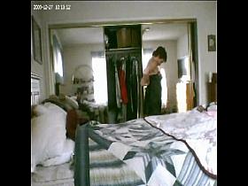 Caught dressing for sex