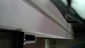 Upskirt BBW at cafe 2