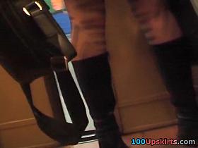 Take a look up her hot petticoat