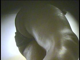 The sweet and nude body of wet amateur in dressing room