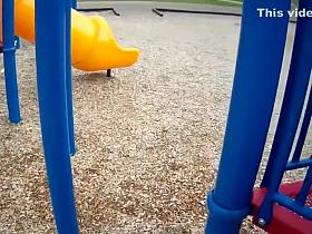 Beloved crazy wife on the playground