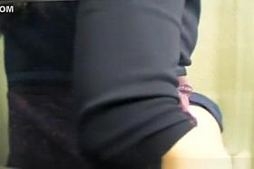 Student using the bathroom peeing 8