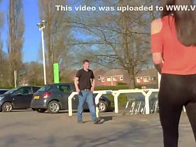 Girly panties seen thru her tights