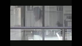 window spy hot neighbour milf