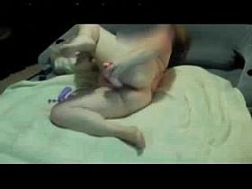 Hidden cam. Great masturbation of my busty mom