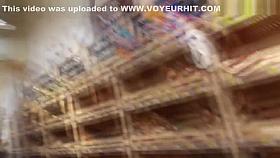 Upskirt Scene Shows Sweetie Honey Brunette