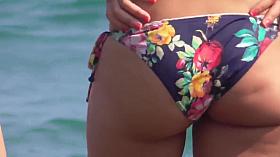 Amazing teen on the beach