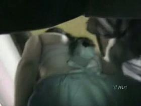 Cute babe in stockings is so damn pretty from that upskirt view