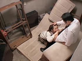 Sweet Jap face fucked in spy cam Japanese hardcore video