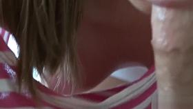 Filming Her do yoga through the window