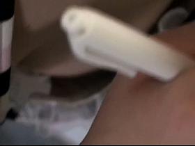 Asian trio downblouse action on a job interview