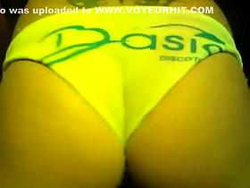 Secretly filming a hot striptease show