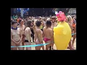 Start of Nudist Race