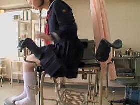 Kiki's asian parking place gets drilled in real gyno video