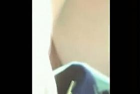 Voluptuous rear end caught on an upskirt voyeur spy cam