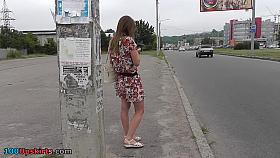 Spectacular street upskirt footage