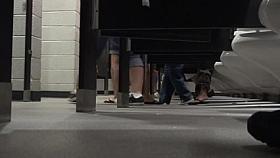 Under toilet stall voyeur II
