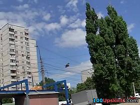 Pink panty up pinafore suit