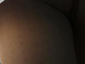 elegant high heels blondie with a pony tail upskirt walking up the stairs