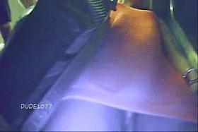 Sexy blonde frontal with thong