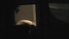 girl in kitchen window voyeur