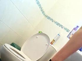 wife voyeur in bathroom