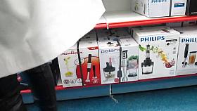 Fishnet stockings upskirt without panties