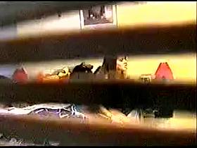Real voyeur,spying on undressing teen
