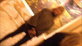 Blonde milf in heels with not her hot daughter.